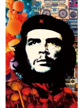 Obraz Ernesto 80x120 cm černý/oranžový