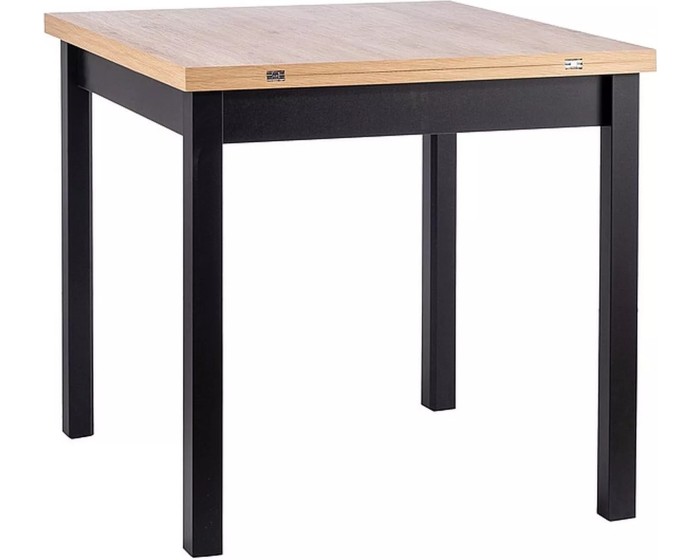 Jídelní rozkládací stůl Flip 80/120 cm dub Artisan/černý