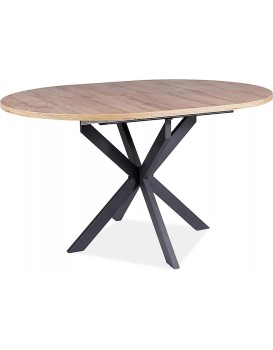 Jídelní rozkládací stůl Gaston 100/135 cm dub Artisan/černý