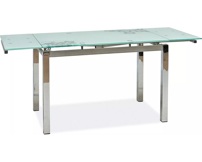 Rozkládací jídelní stůl Merlin 110/170 cm bílý