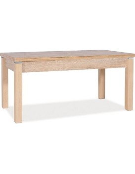 Rozkládací konferenční stolek Kleopatra 124/164 cm dub sonoma