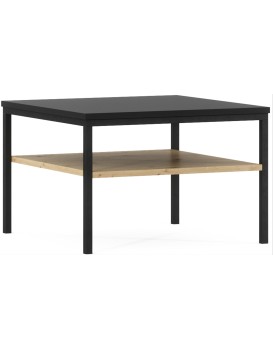 Konferenční stolek Lanzzi 60 cm černý/dub Artisan