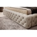 Dvoulůžková postel PRINCCE 140x200 Softis 33 béžová