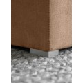 Dvoulůžková postel VIVRE 180x200 Monolith 09 světle hnědá