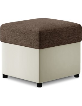Taburet R3 46 cm Sawana 16/eko kůže Soft 33 hnědo-béžový
