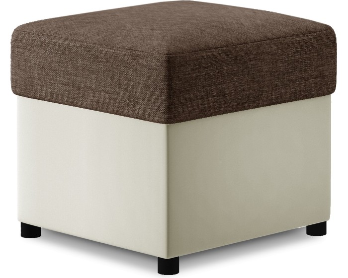 Taburet R3 46 cm Sawana 16/eko kůže Soft 33 hnědo-béžový