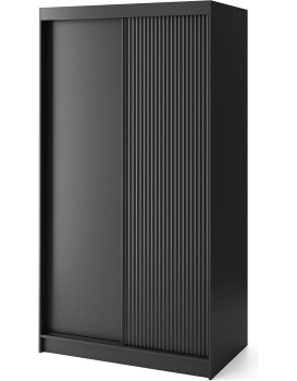Šatní skříň Prescco 120 cm černá