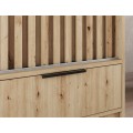 Šatní skříň Voodi se zrcadlem 180 cm dub Artisan