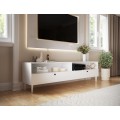 TV stolek Dullum 200 cm bílý