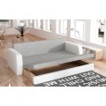 Rozkládací pohovka INVERSA 220 cm Sawana 21/Soft 17 šedá