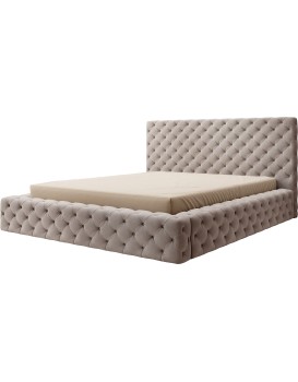 Dvoulůžková postel PRINCCE 180x200 Sola 18 béžová