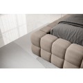Dvoulůžková postel DIZZLE 140x200 se zvedacím roštem Amore 20 světle hnědá