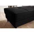Taburet BELLIS 97 cm Flores 10 černý