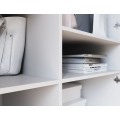 Šatní skříň Dullum 120 cm bílá