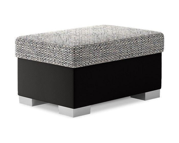 Taburet R4 85 cm Berlin 01/eko kůže Soft 11 šedo-černý