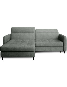 Rohová rozkládací sedací souprava GOMSI 228 cm Touch 100 zelená levá