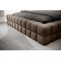 Dvoulůžková postel DIZZLE 140x200 se zvedacím roštem Amore 20 světle hnědá