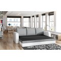 Rozkládací pohovka INVERSA 220 cm Sawana 21/Soft 17 šedá