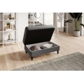 Taburet BELLIS 97 cm Velvetmat 04 šedý