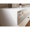TV stolek Dullum 200 cm bílý