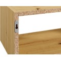 Nástěnná police Vellia 80 cm dub Artisan
