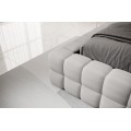 Dvoulůžková postel DIZZLE 160x200 se zvedacím roštem Touch 03 šedá