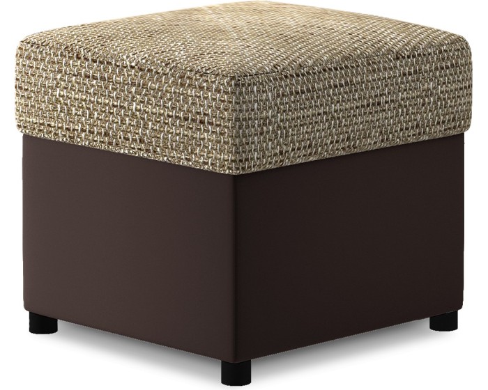 Taburet R3 46 cm Berlin 03/eko kůže Soft 66 béžovo-hnědý