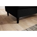 Taburet BELLIS 97 cm Flores 10 černý