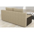 Rozkládací pohovka AREA 200 cm Berlin 03/Soft 66 béžovo-hnědá