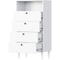 Komoda Dullum 60 cm bílá