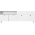 Komoda Dullum 200 cm bílá