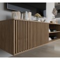 Závěsný TV stolek Entsian 150 cm dub Artisan