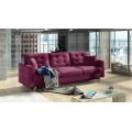 Rozkládací pohovka ASGARD 233 cm Mat Velvet 68 vínová