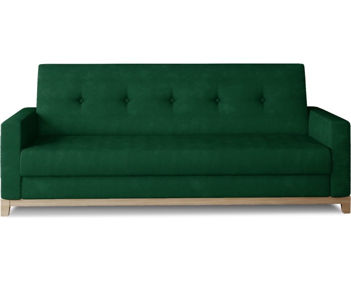 Rozkládací pohovka SELENE 216 cm Kronos 19/buk zelená