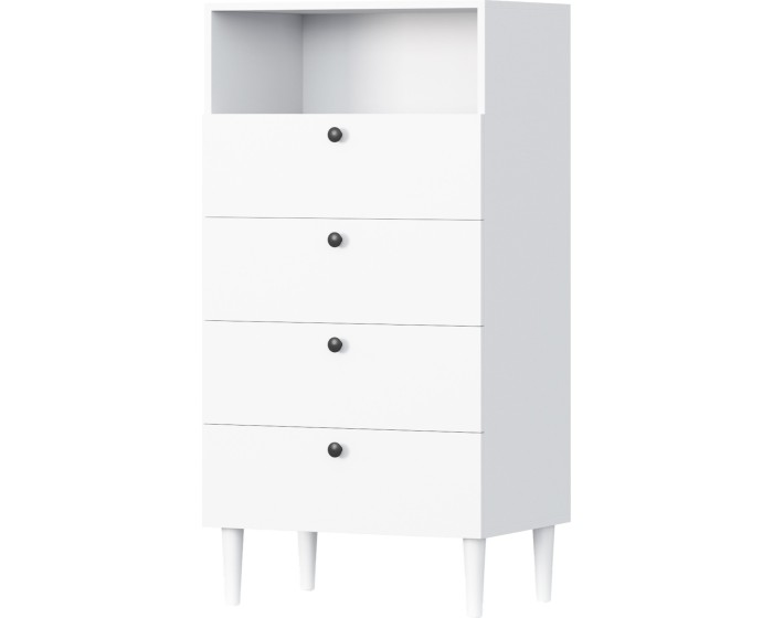 Komoda Dullum 60 cm bílá
