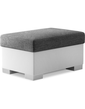 Taburet R4 85 cm Sawana 05/eko kůže Soft 17 šedo-bílý
