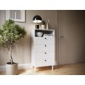Komoda Dullum 60 cm bílá
