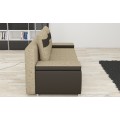 Rozkládací pohovka AREA 200 cm Berlin 03/Soft 66 béžovo-hnědá