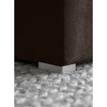 Dvoulůžková postel VIVRE 160x200 Monolith 29 tmavě hnědá