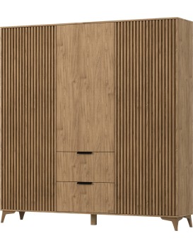 Šatní skříň Entsian 185 cm dub Artisan