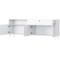 Komoda Dullum 200 cm bílá