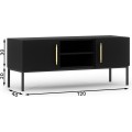 TV stolek Lanzzi 120 cm černý