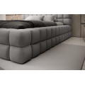 Dvoulůžková postel DIZZLE 160x200 se zvedacím roštem Touch 03 šedá