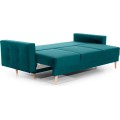 Rozkládací pohovka ASGARD 233 cm Mat Velvet 75 zelená