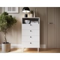Komoda Dullum 60 cm bílá