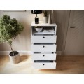 Komoda Dullum 60 cm bílá
