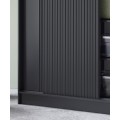 Šatní skříň Prescco 120 cm černá