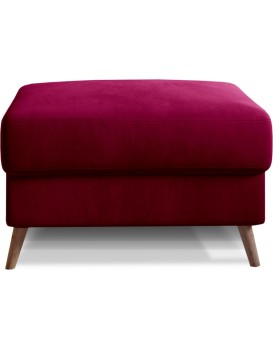 Taburet ASGARD 73 cm Mat Velvet 68 vínový