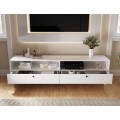 TV stolek Dullum 200 cm bílý