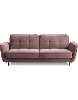 Rozkládací pohovka BELLIS 220 cm Velvetmat 24 růžová